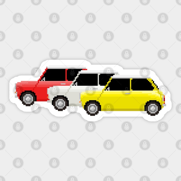 Mini Pixelart Combo Sticker by retsbor10@comcast.net